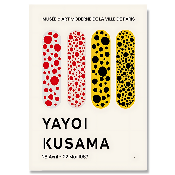 AVRIL TO MAI-Impressions sur toile inspirées de Yayoi Kusama