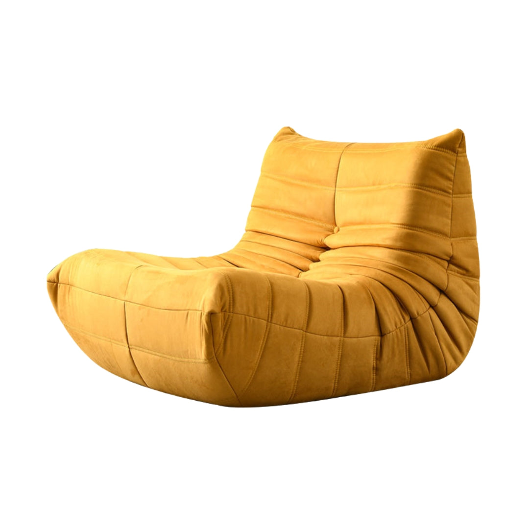 Sessel ohne Armlehnen CAN LIE LEISURE Lounger aus Kunstleder Gelb boring iconic max neu priori sessel sitzhocker temporary_off