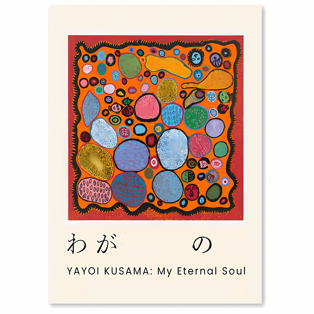MY ETERNAL SOUL-impressions sur toile inspirées de Yayoi Kusama
