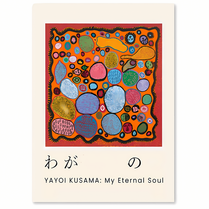 MY ETERNAL SOUL-impressions sur toile inspirées de Yayoi Kusama
