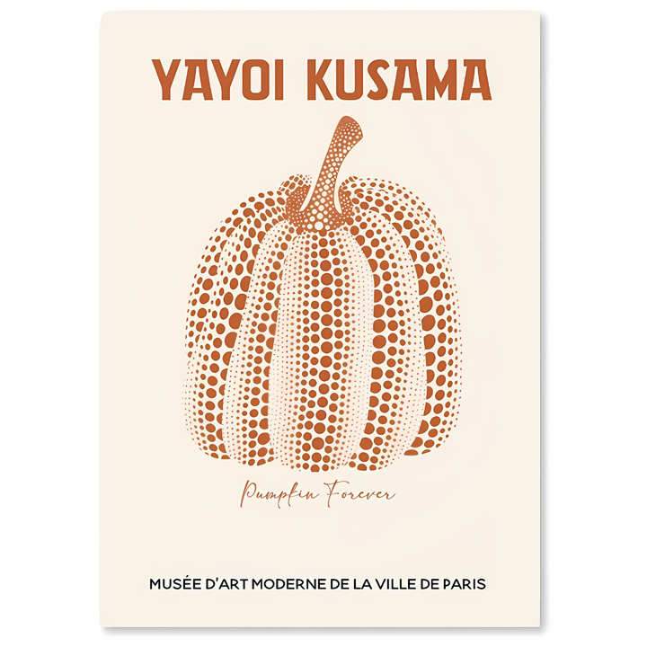 PUMPKIN - Yayoi Kusama-inspirierte Leinwanddrucke