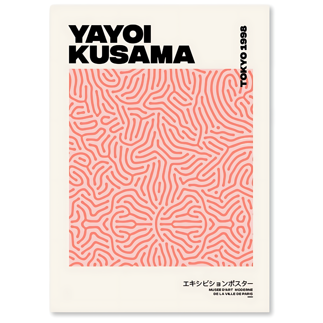 TOKYO 1998 - Yayoi Kusama-inspirierte Leinwanddrucke