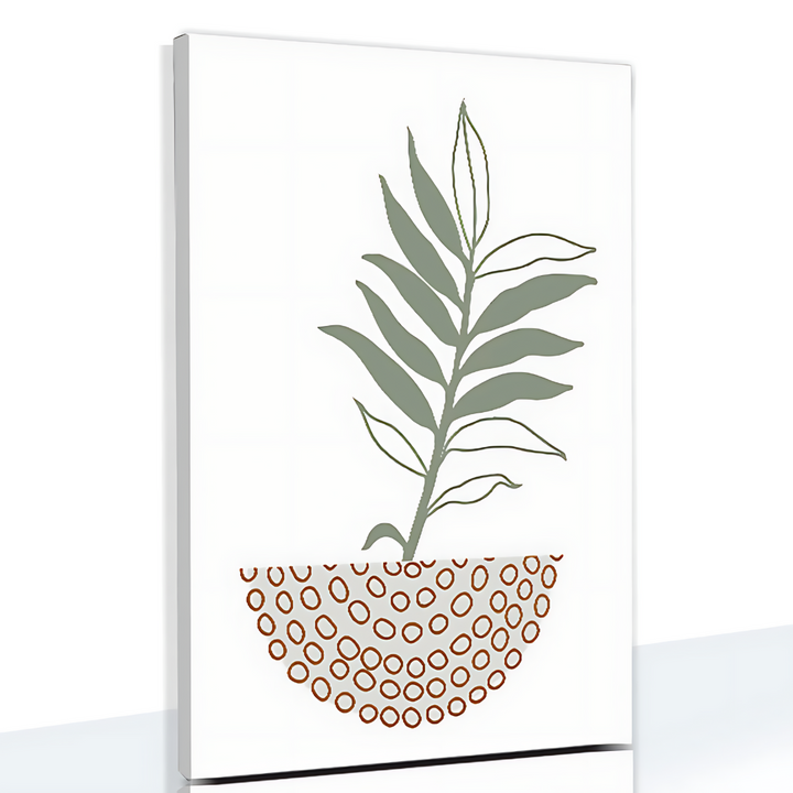FLORA wall picture canvas with frame